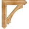 Ekena Millwork Imperial Arts & Crafts Rough Sawn Bracket, Western Red Cedar, 6"W x 32"D x 36"H BKT06X32X36IMP03RWR - alternate 2